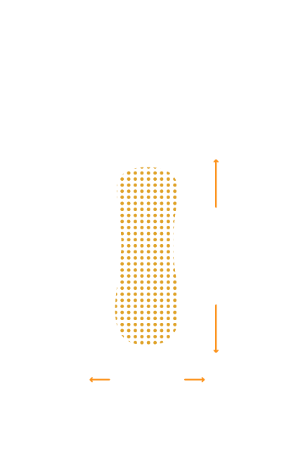 Panty liner reusable pad: 1ml